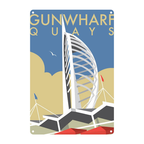 Gunwharf Quays (V2) Metal Sign