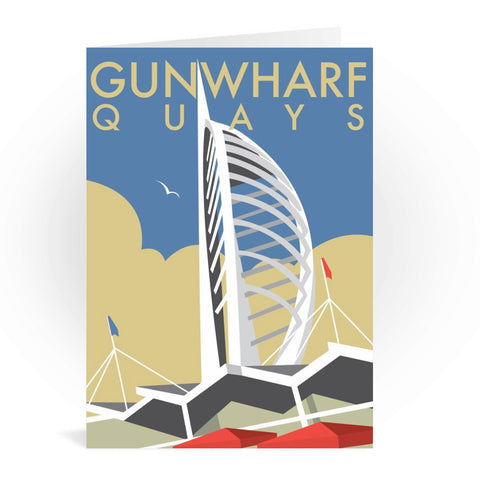 Gunwharf Quays (V2) Greeting Card