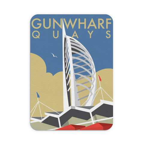 Gunwharf Quays (V2) Mouse Mat