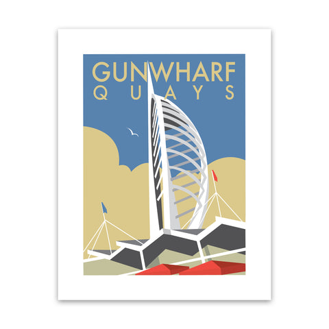 Gunwharf Quays (V2) Art Print