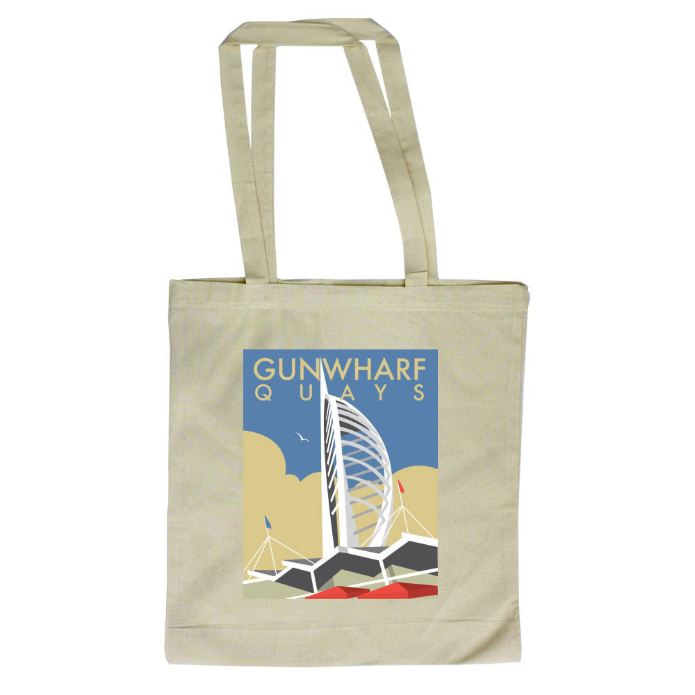 Gunwharf Quays (V2) Tote Bag