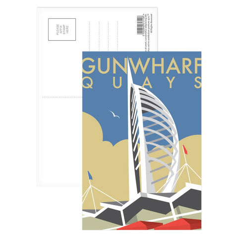 Gunwharf Quays (V2) Postcard Pack of 8