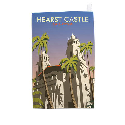 Hearst Castle, California Tea Towel