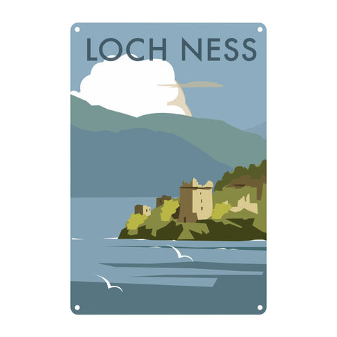 Loch Ness Metal Sign