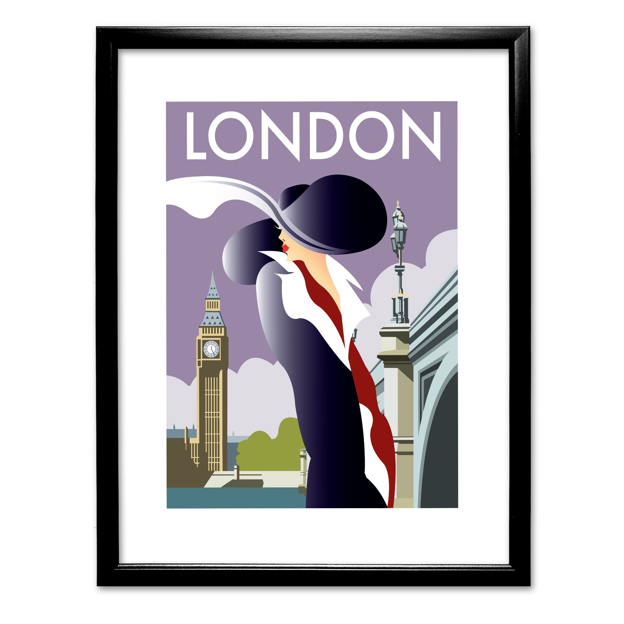 London Art Print – Dave Thompson Art
