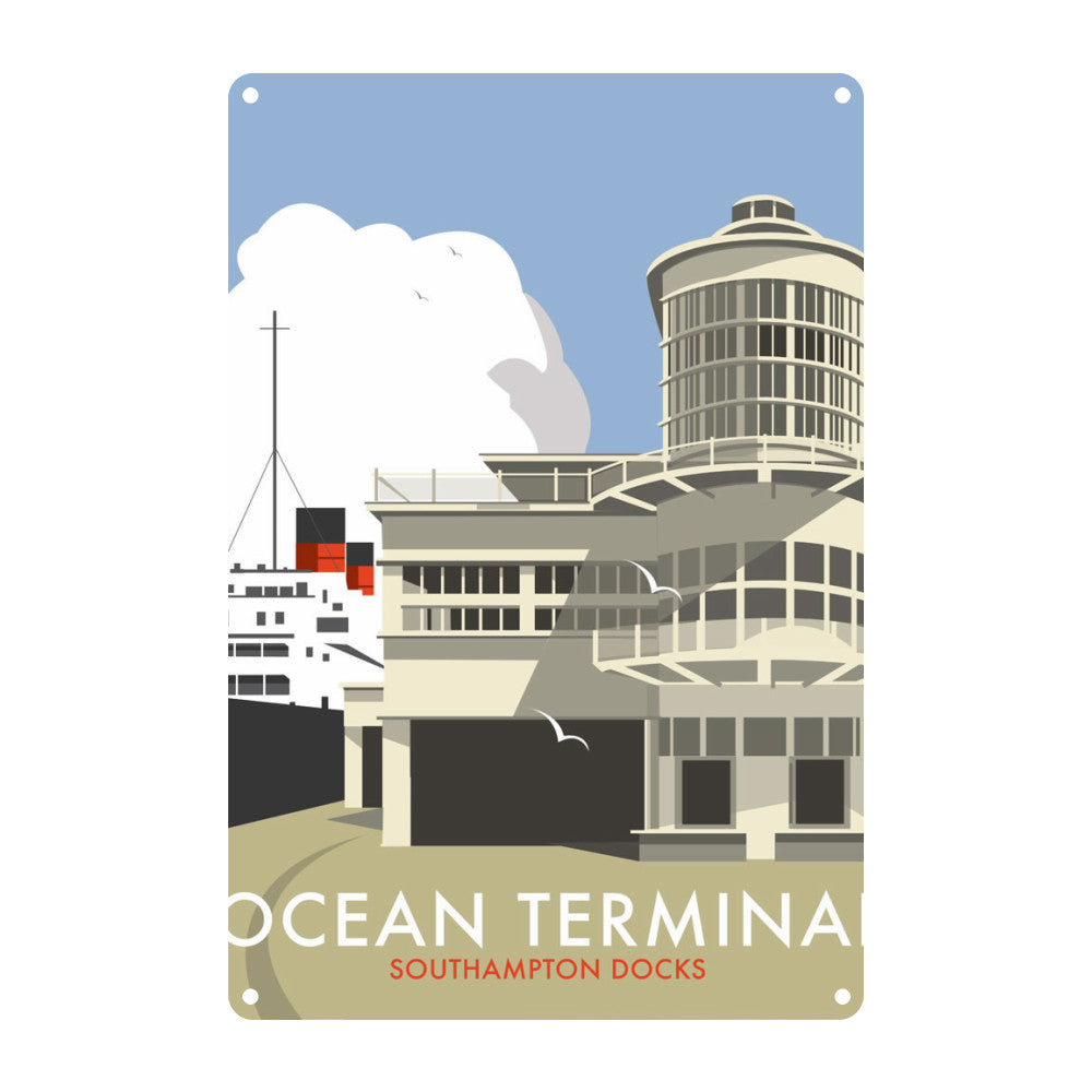 Ocean Terminal, Southampton Metal Sign