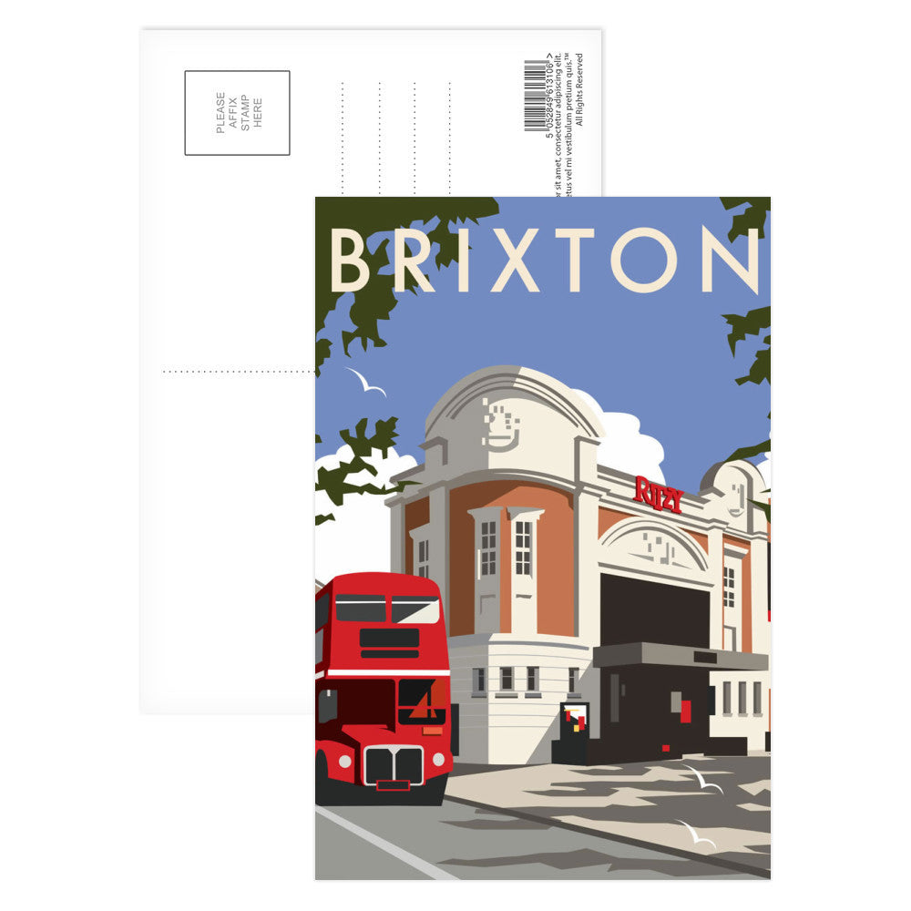 Brixton Postcard Pack of 8