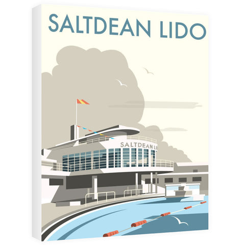Saltdean Lido, Brighton and Hove - Canvas