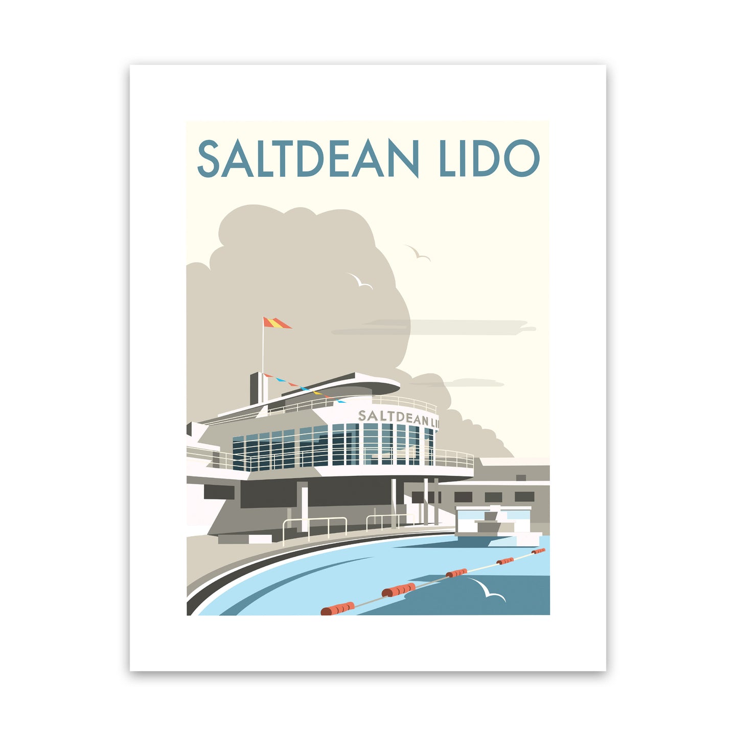 Saltdean Lido Art Print