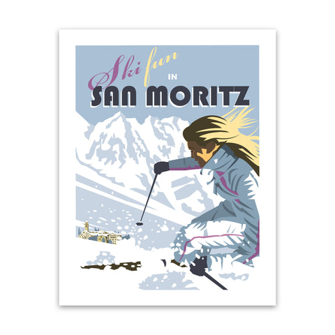 San Moritz Art Print