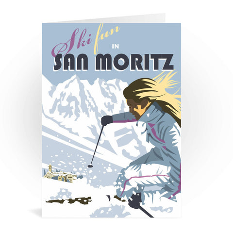 San Moritz Greeting Card