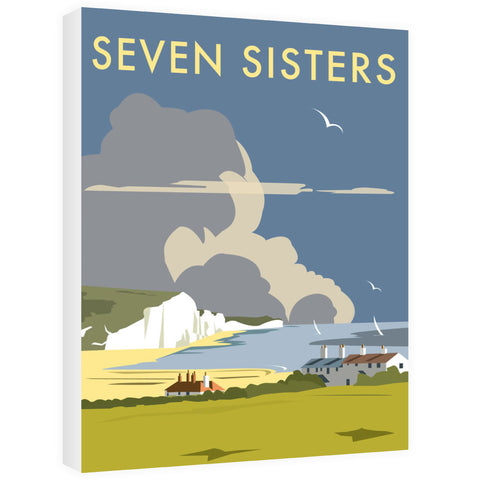 The Seven Sisters, South Downs - Canvas