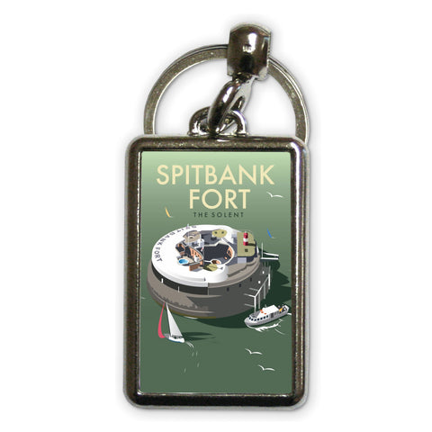 Spitbank Fork Metal Keyring