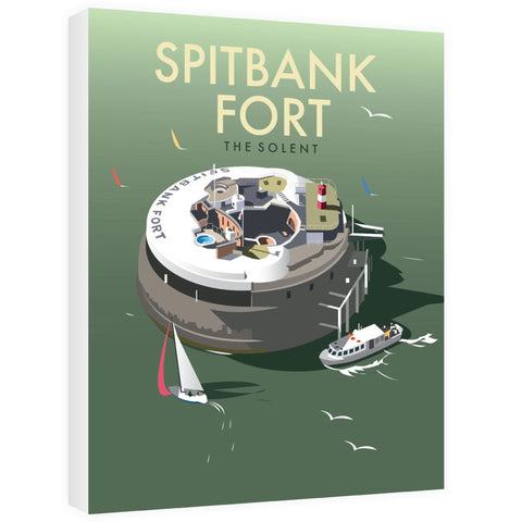 Spitbank Fort, The Solent - Canvas