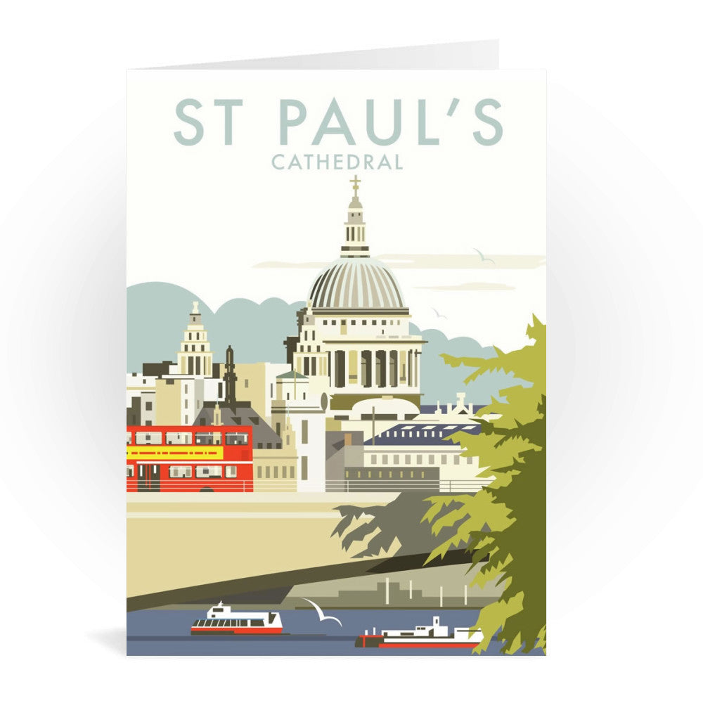 St Pauls Cathedral Greeting Card