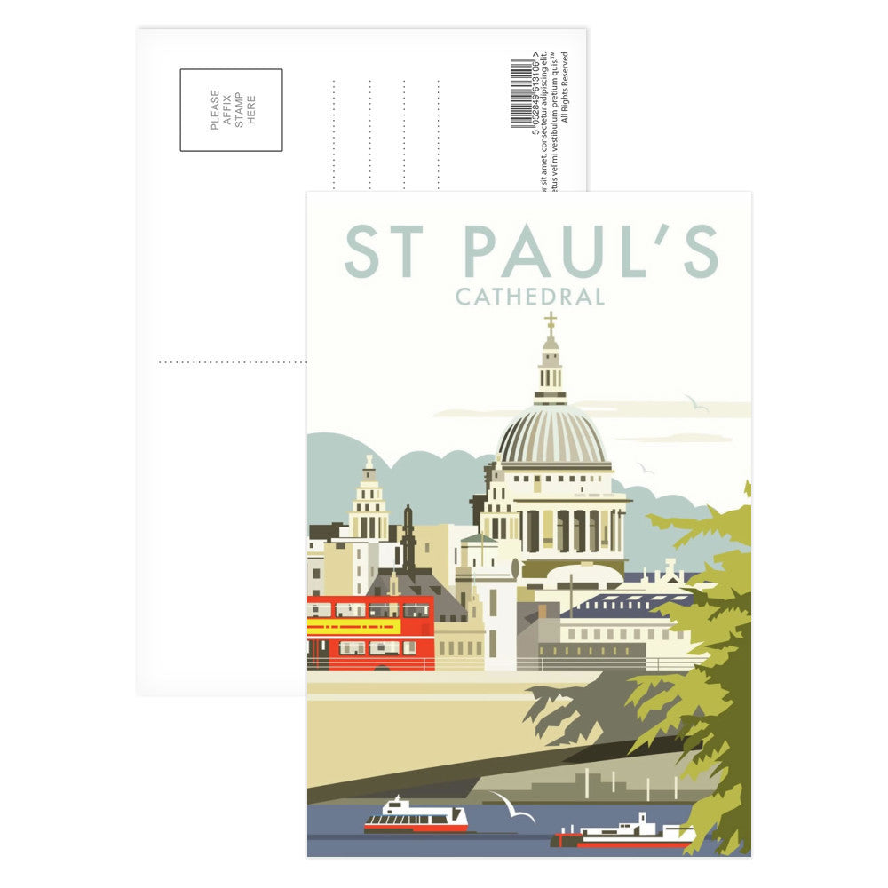 St Pauls Cathedral Postcard Pack of 8
