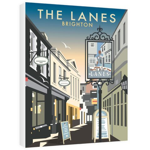 The Lanes, Brighton - Canvas