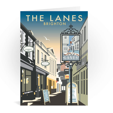 The Lanes, Brighton Greeting Card
