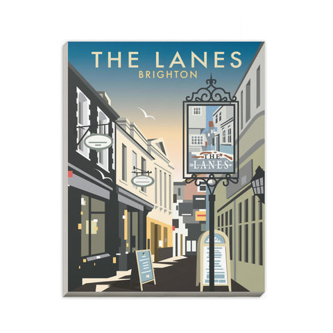 The Lanes, Brighton A6 Notepad