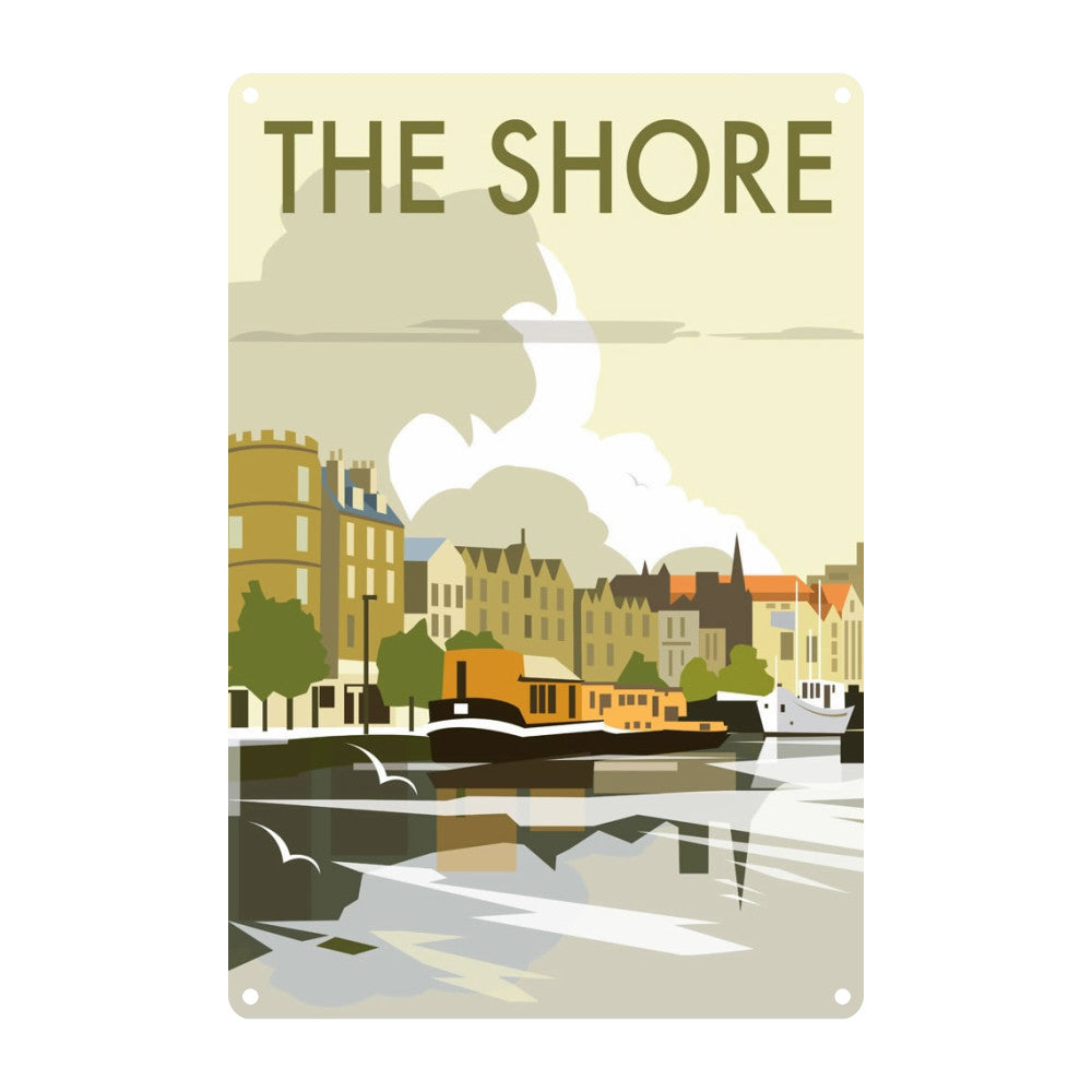The Shore Metal Sign