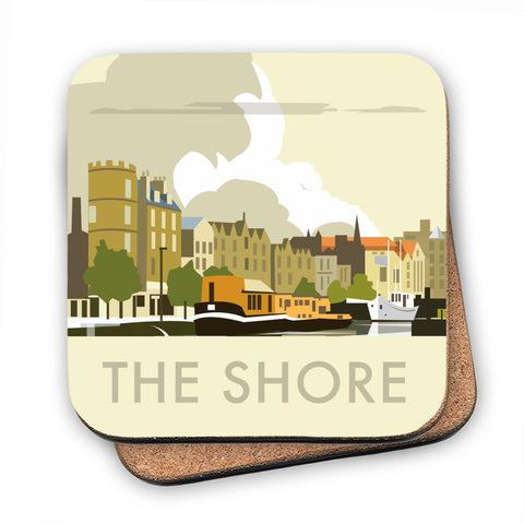 The Shore, Leith, Scotland - Cork Coaster