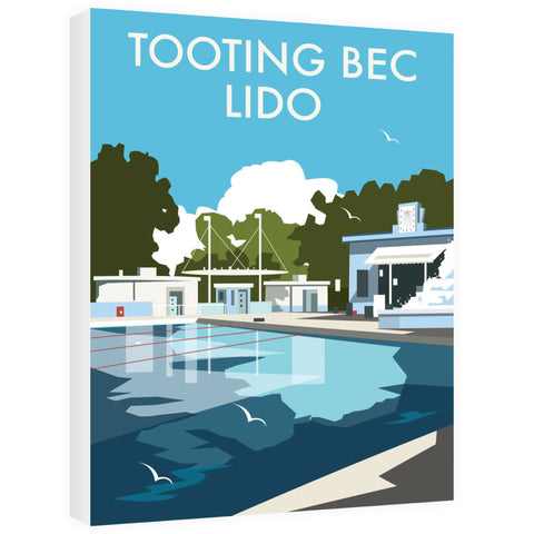 Tooting Bec Lido, London - Canvas