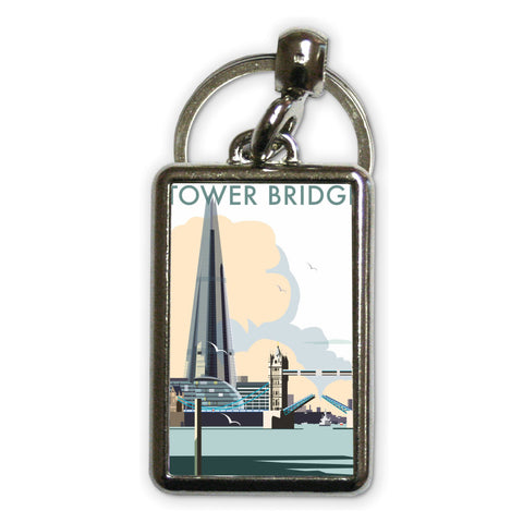 Tower Bridge Metal Keyring
