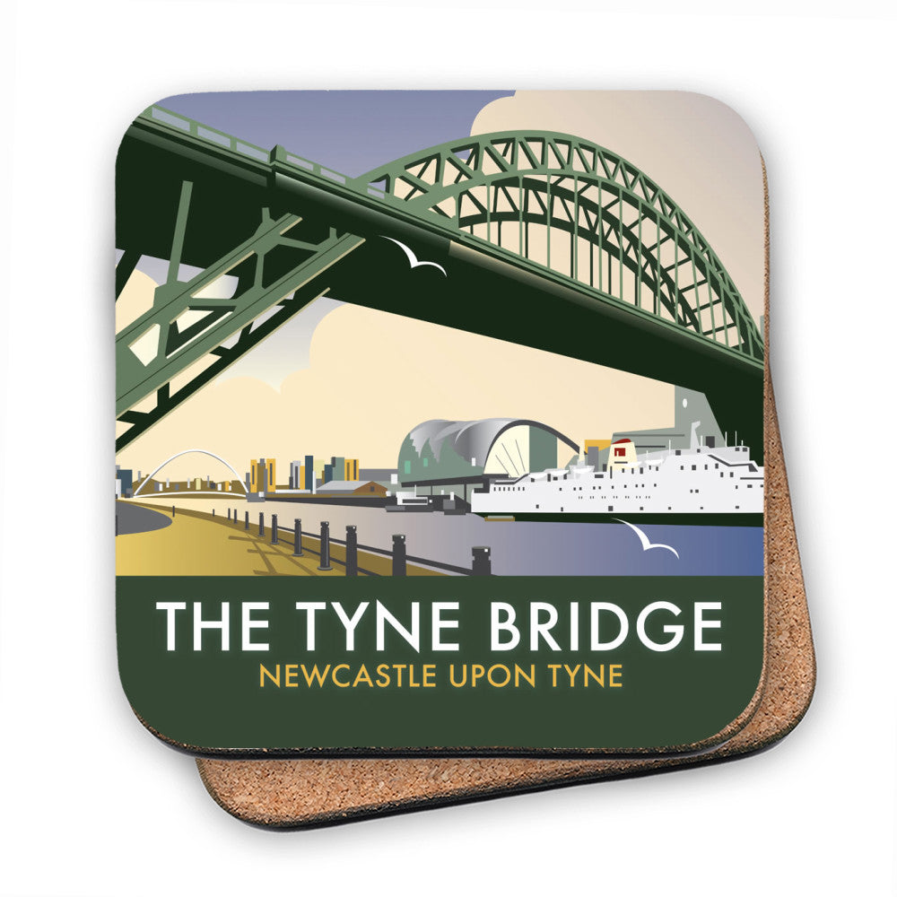 The Tyne Bridge, Newcastle Upon Tyne - Cork Coaster