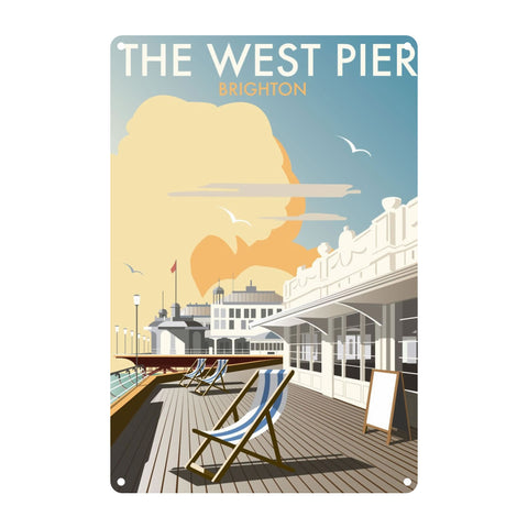 West Pier, Brighton Metal Sign