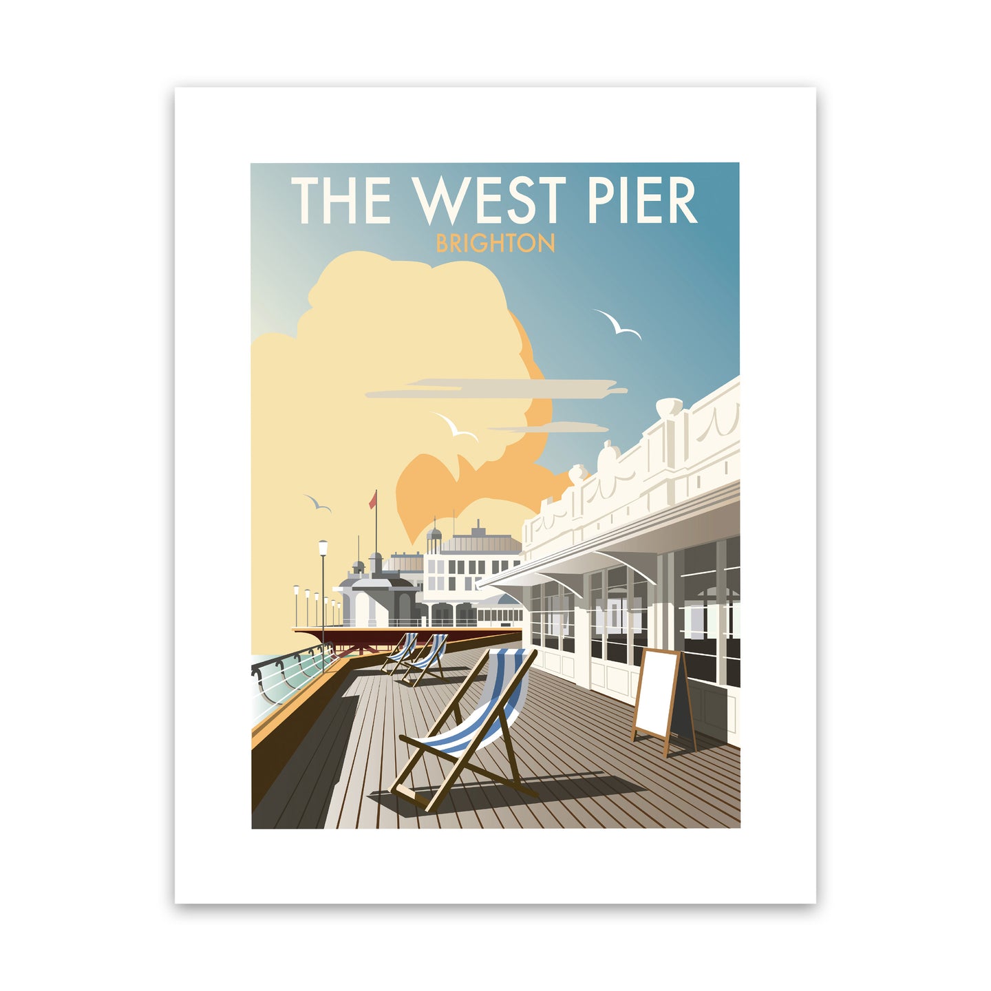 West Pier, Brighton Art Print