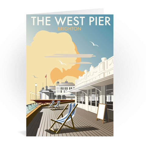 West Pier, Brighton Greeting Card