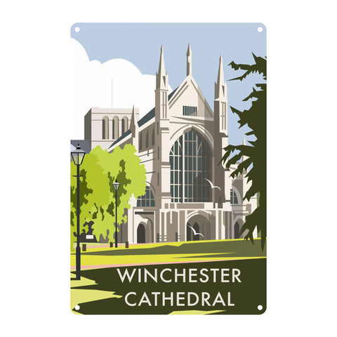 Winchester Cathedral Metal Sign