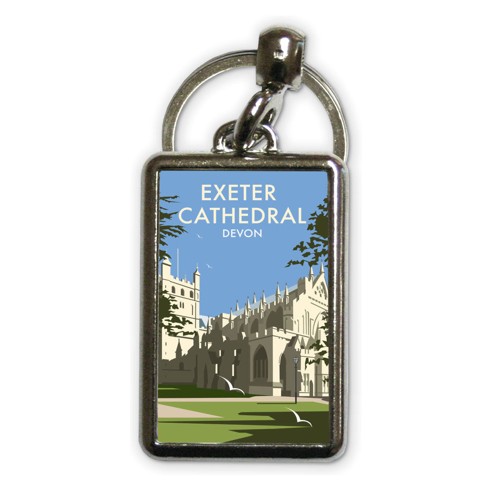 Exeter Cathedral Metal Keyring