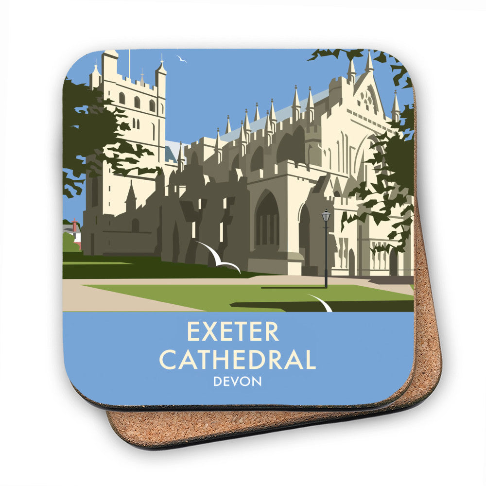 Exeter Cathedral, Devon - Cork Coaster