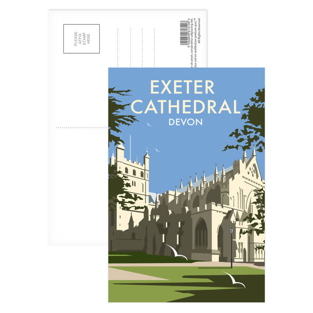 Exeter Cathedral Postcard Pack of 8