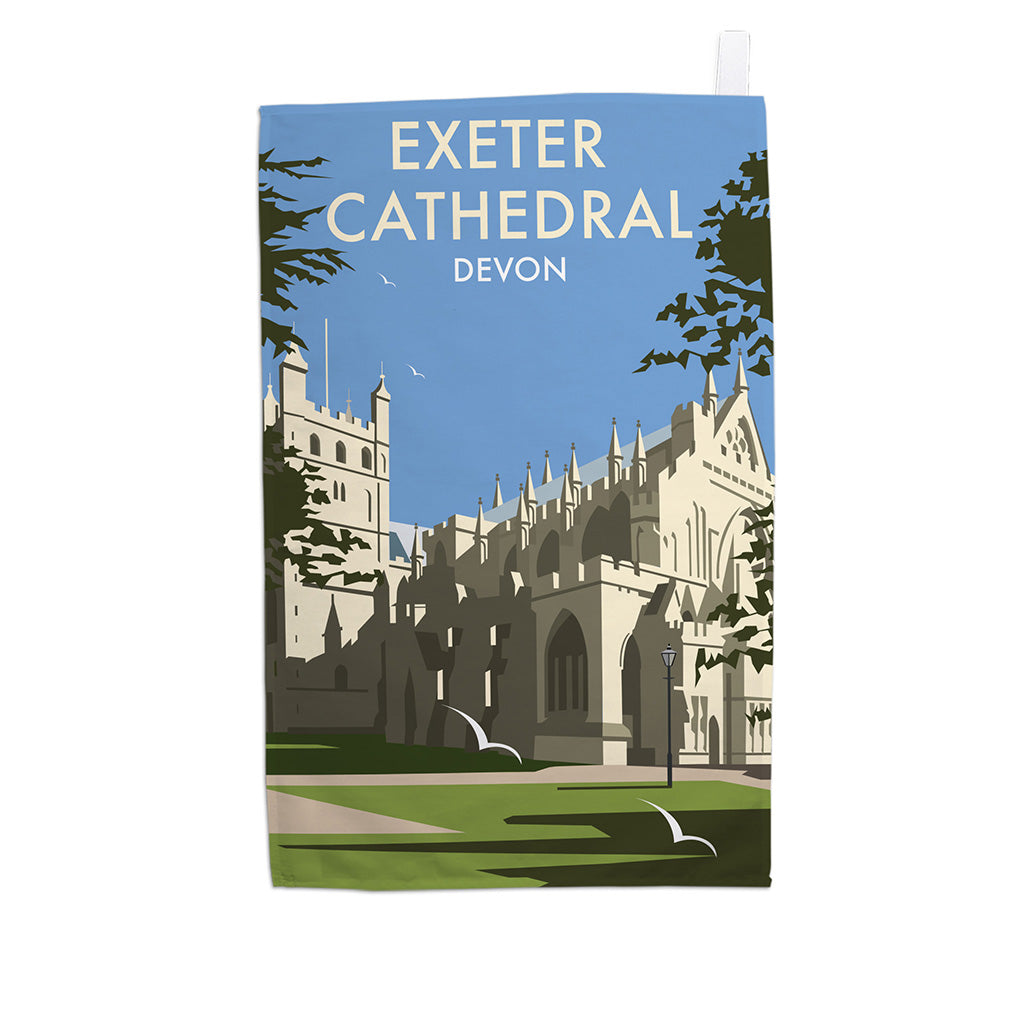 Exeter Cathedral Tea Towel