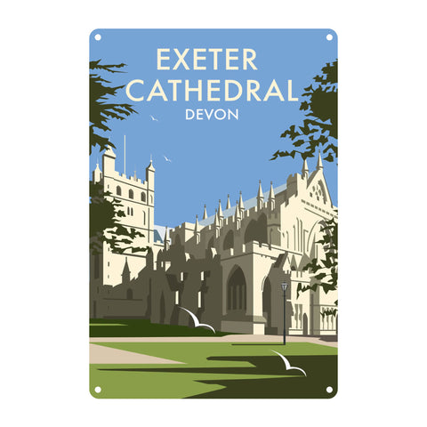 Exeter Cathedral Metal Sign