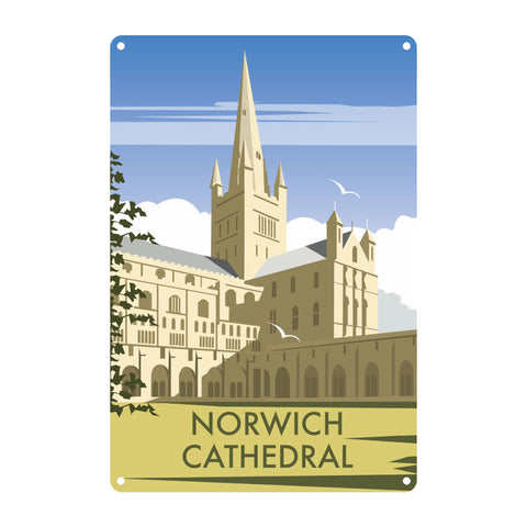 Norwich Cathedral Metal Sign