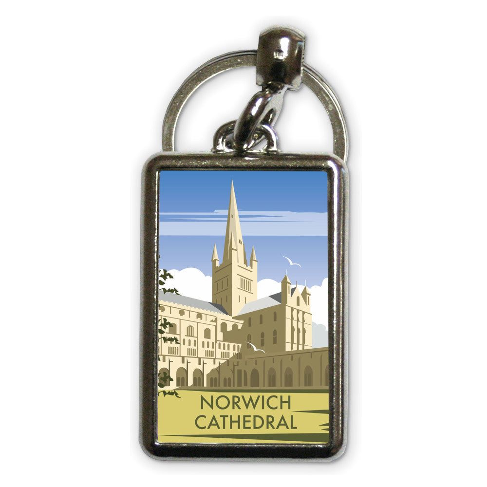 Norwich Cathedral Metal Keyring