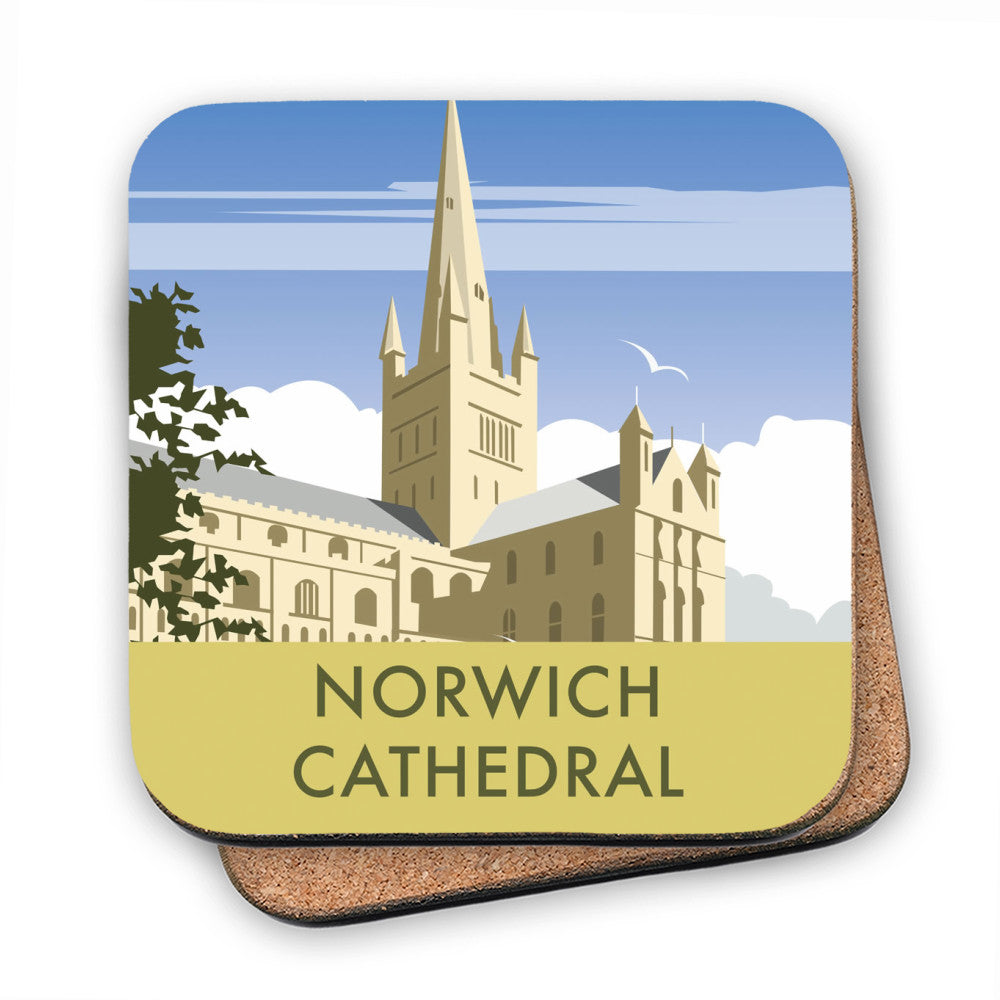 Norwich Cathedral, Norfolk - Cork Coaster