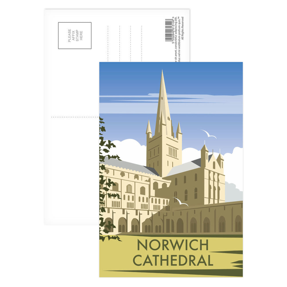 Norwich Cathedral Postcard Pack of 8