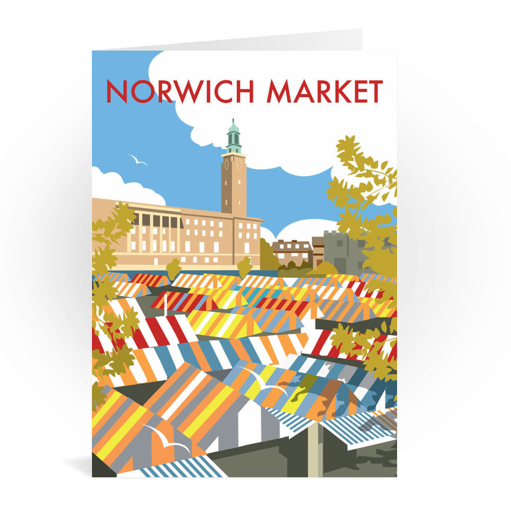 Norwich Market Greeting Card