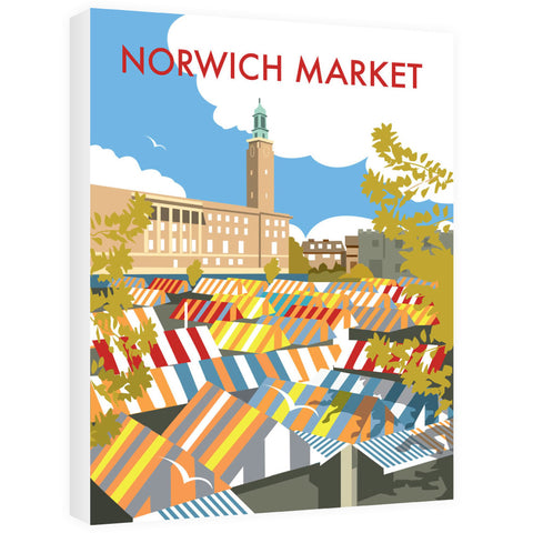Norwich Market, Norfolk - Canvas