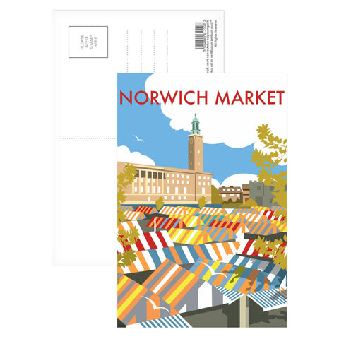 Norwich Market Postcard Pack of 8