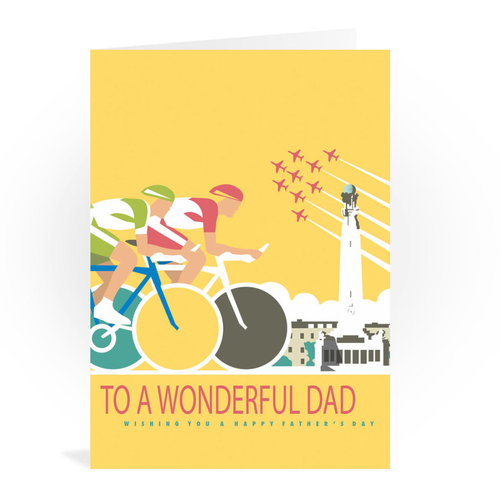 Tour De France Greeting Card