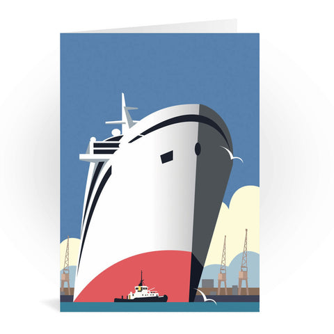 Ocean Cruises Blank Greeting Card