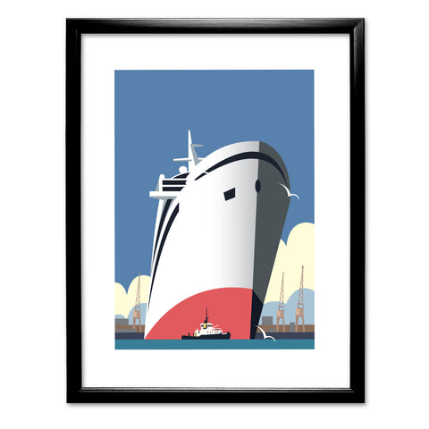 Ocean Cruises Blank Art Print