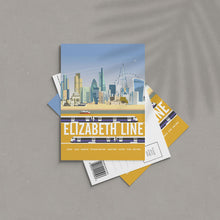 Load image into Gallery viewer, The Elizabeth Line Postcard Pack of 8
