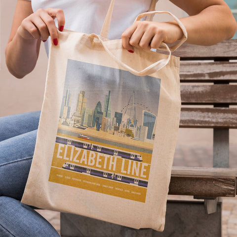 The Elizabeth Line Tote Bag