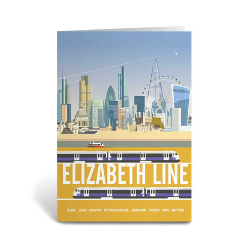 The Elizabeth Line Greeting Card